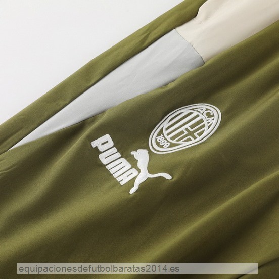 Nuevo Pantalones Deportivos AC Milan 23/24 Verde Gris Baratas
